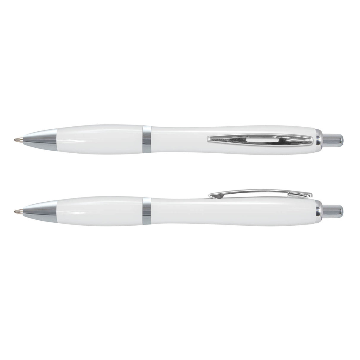 Shiny Chrome Trim Pen