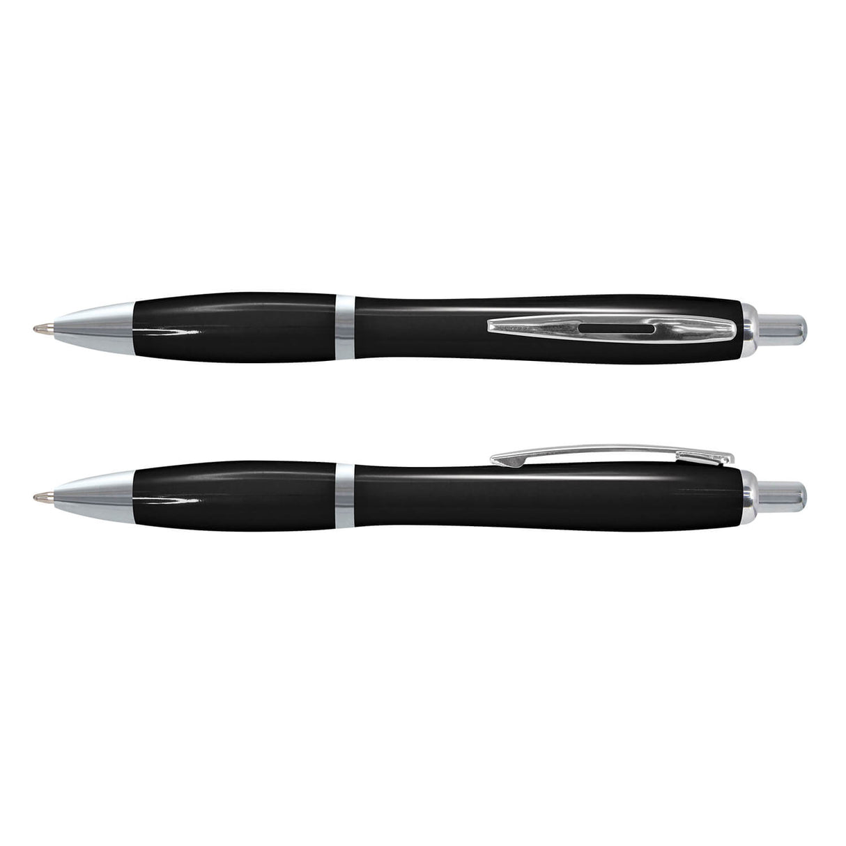 Shiny Chrome Trim Pen