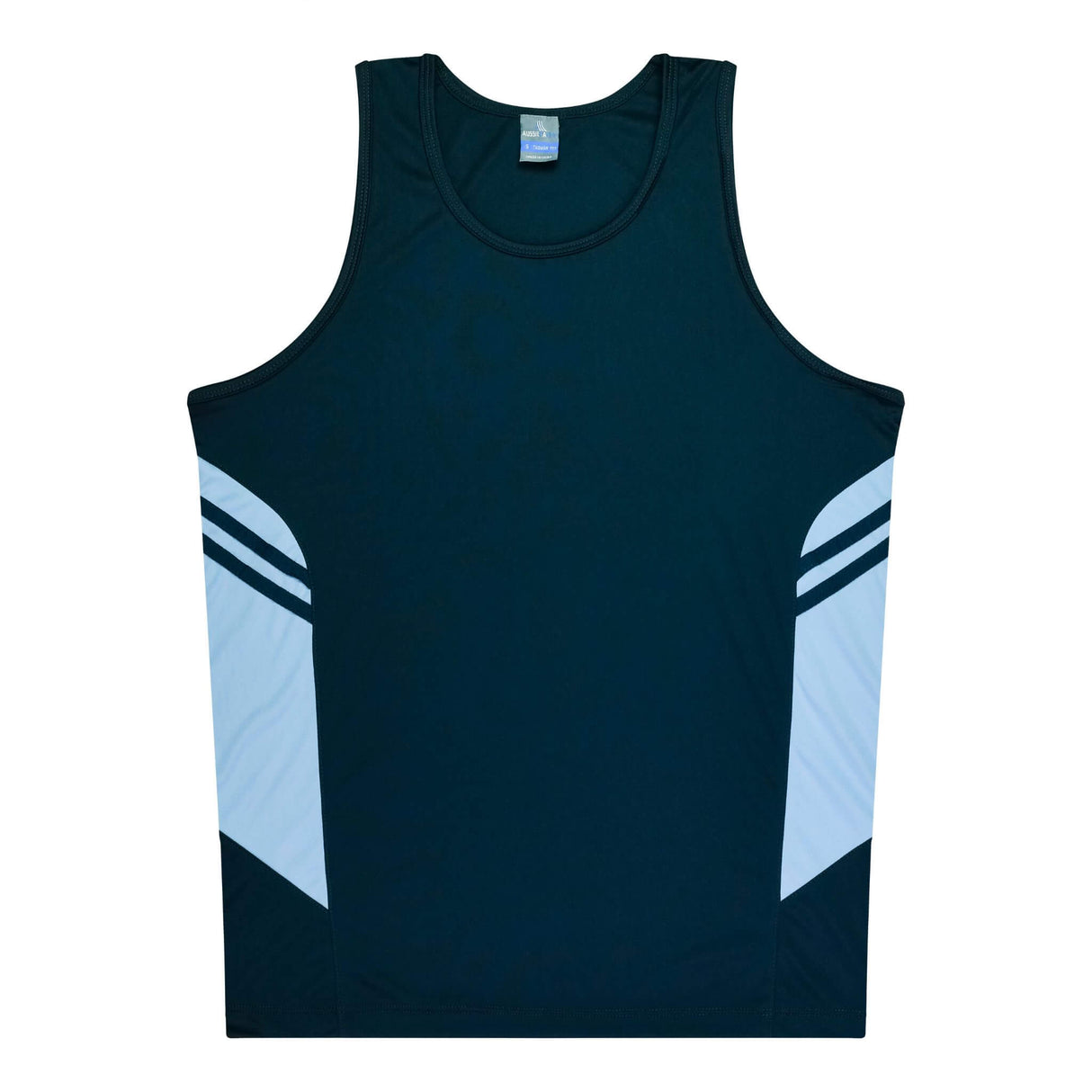 1111 Aussie Pacific Tasman Mens Singlets - Dark Colours