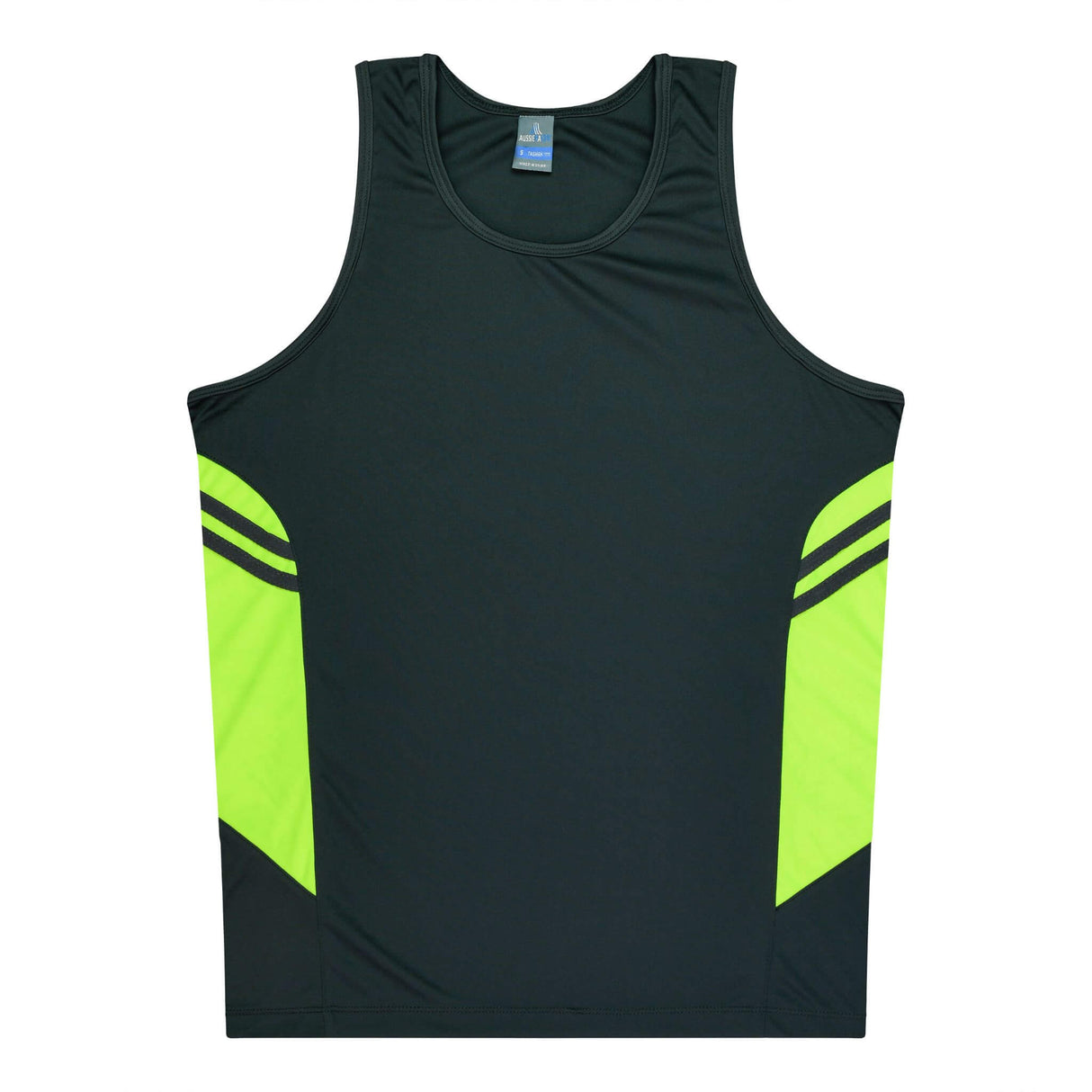 1111 Aussie Pacific Tasman Mens Singlets - Neon Colours