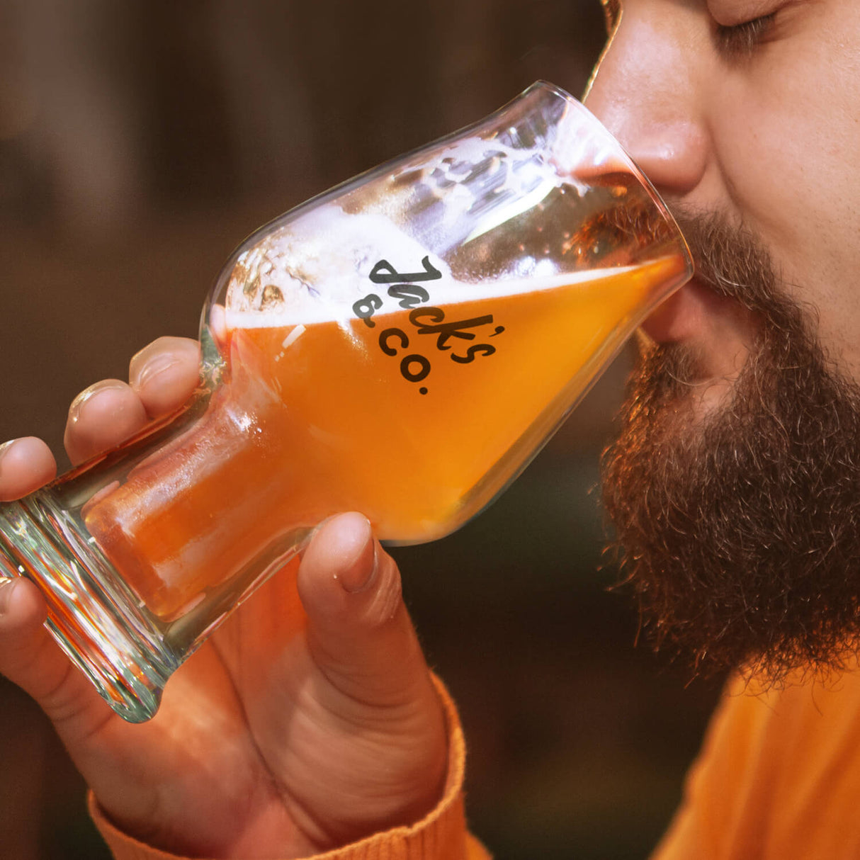 Luigi Bormioli Birratique Beer Glass 540ml - Printed