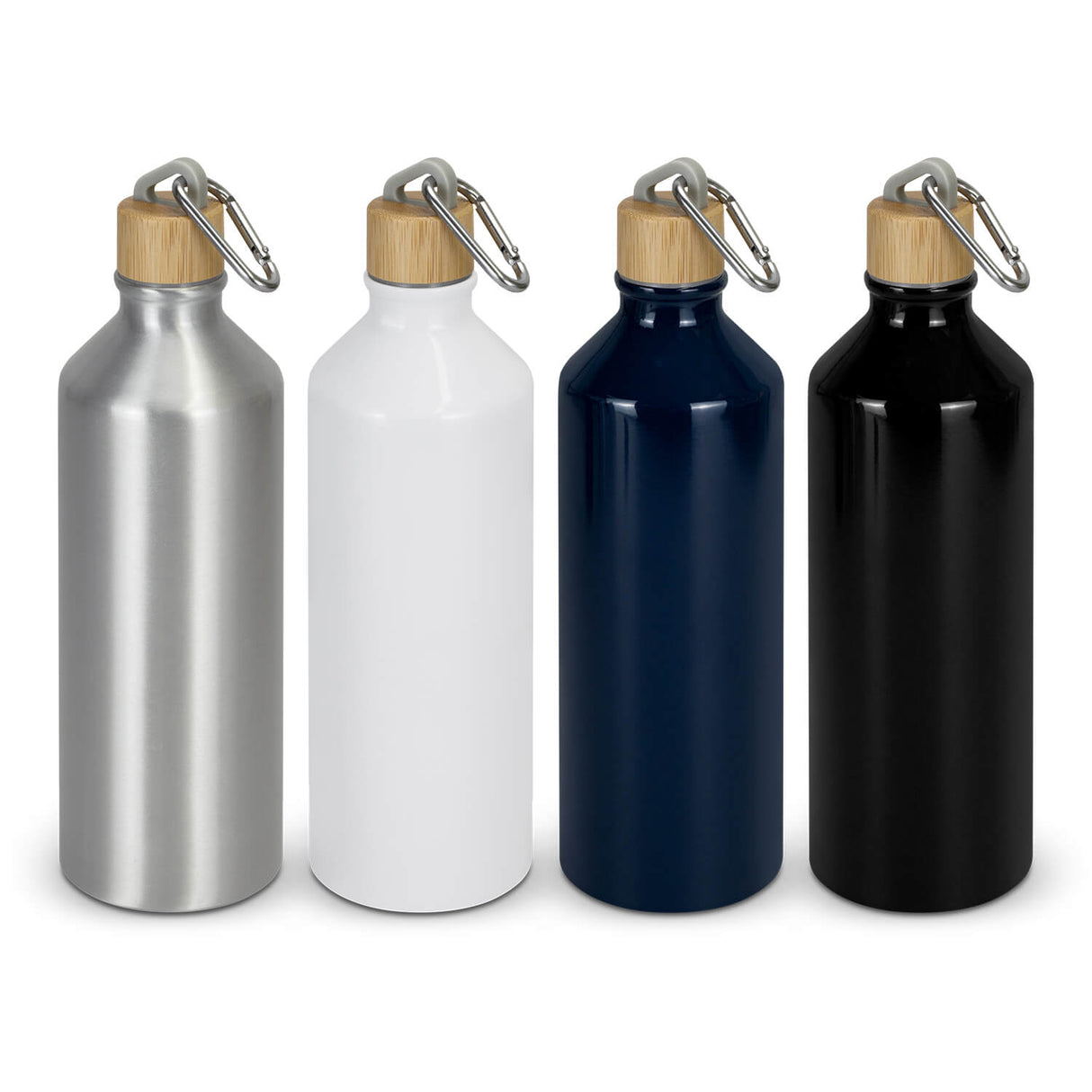 Aluminium Bottle W/Bamboo Lid 750ml