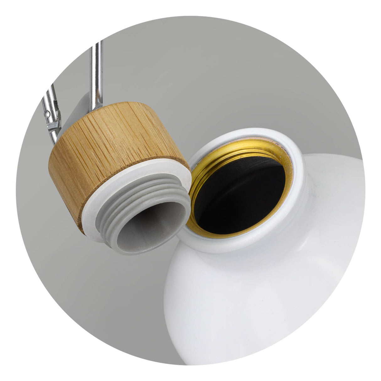 Aluminium Bottle W/Bamboo Lid 750ml