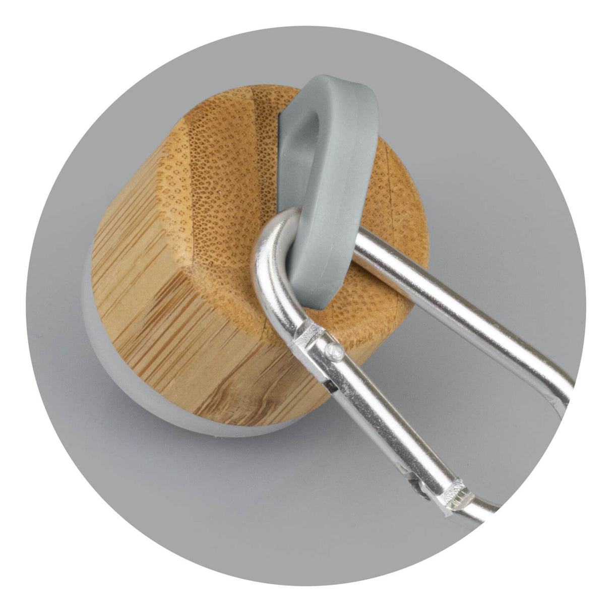 Aluminium Bottle W/Bamboo Lid 750ml