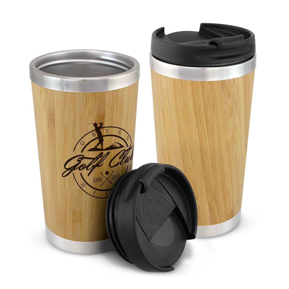 Bamboo Double Wall Cup - Printed