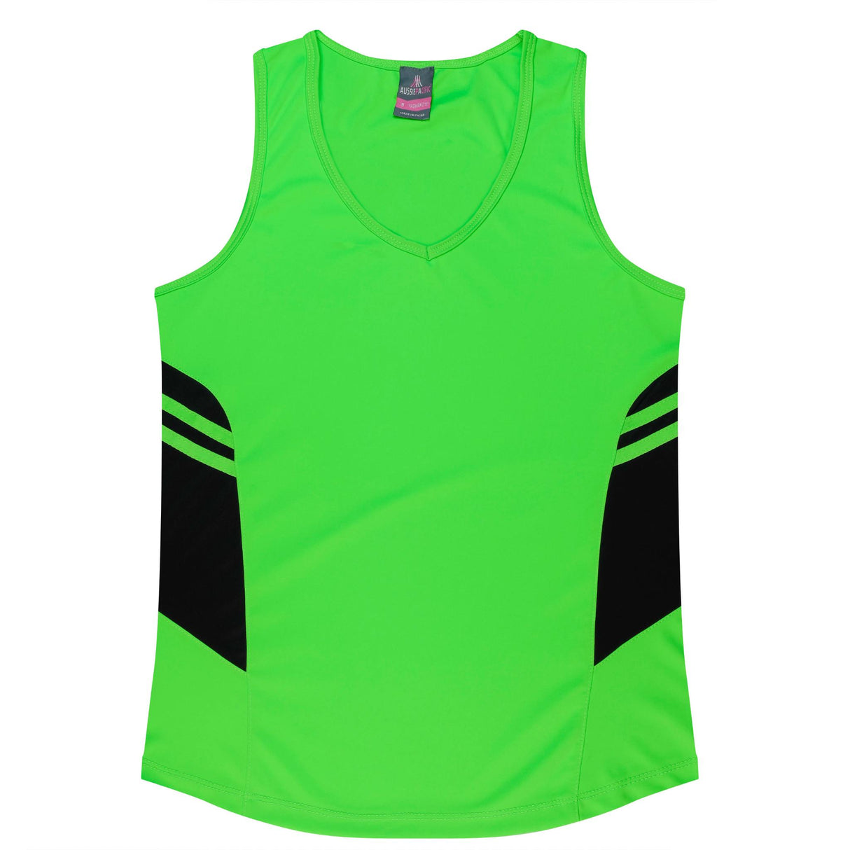 2111 Tasman Lady Singlets - Neon Colours