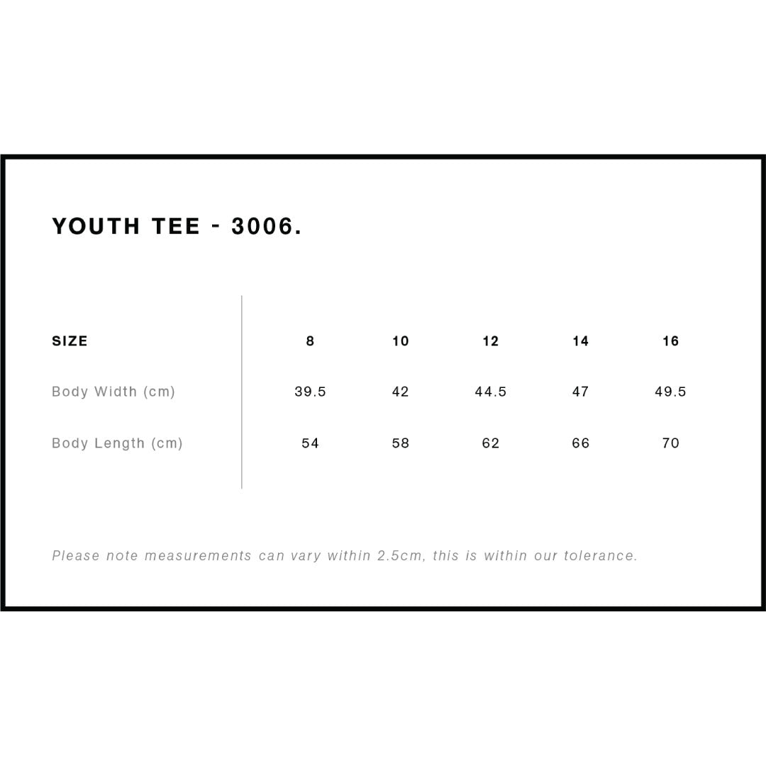 3006 AS Colour Youth Staple Tee