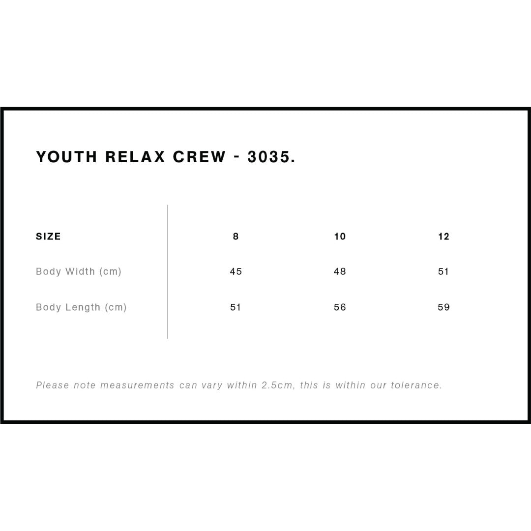 3034 Kids Relax Crew Jumper