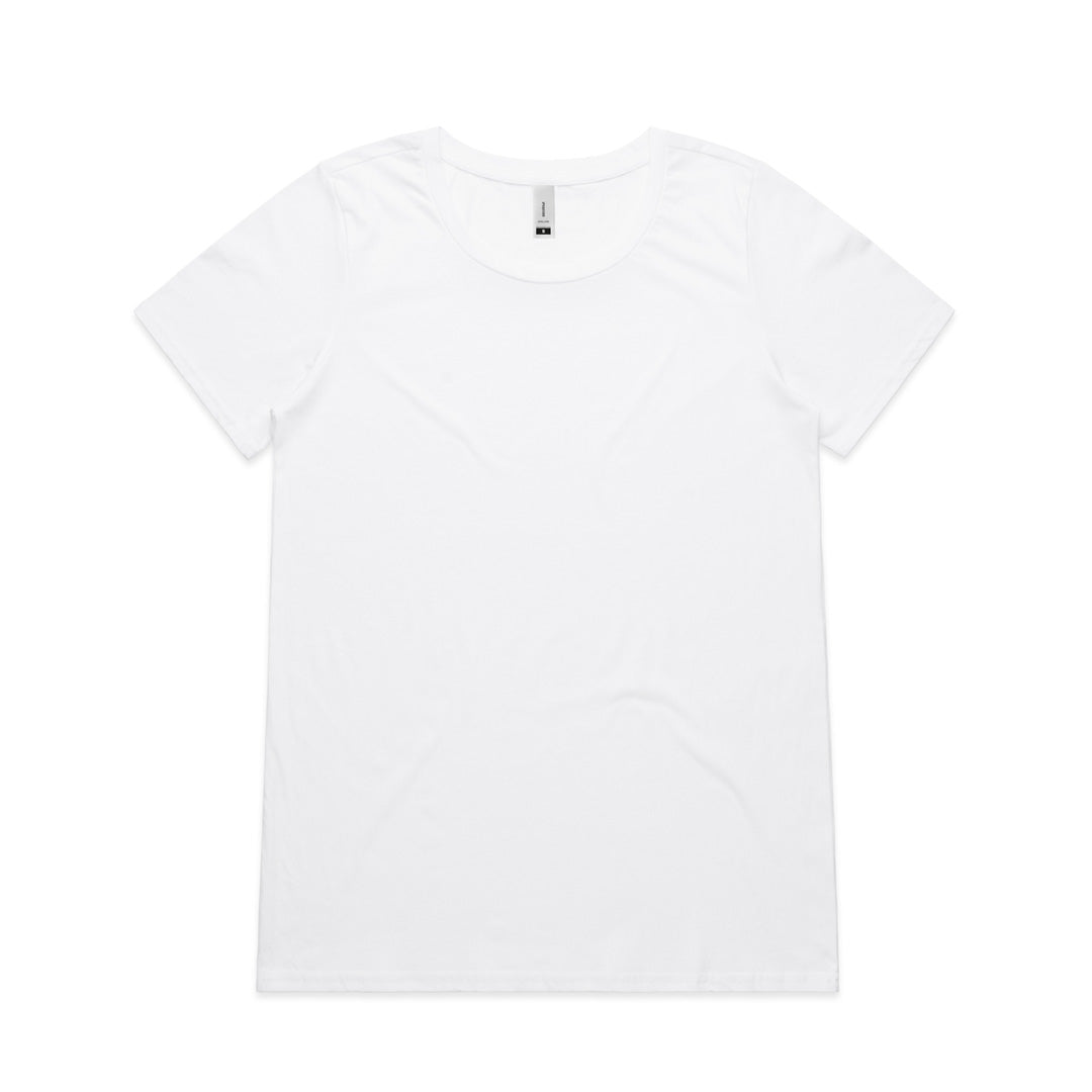 4011 AS Colour Wo's Shallow Scoop Tee