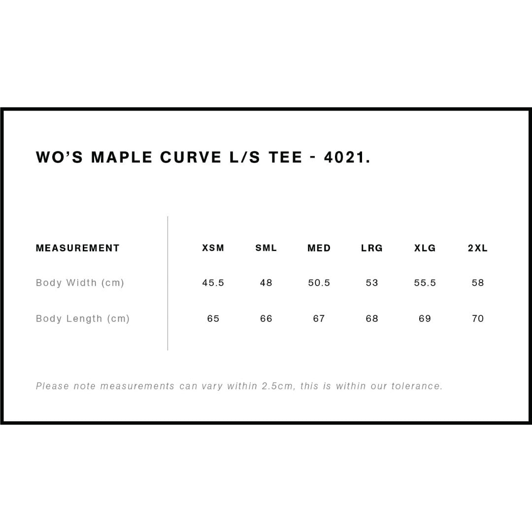 4021 AS Colour Wo Maple Curve Tee