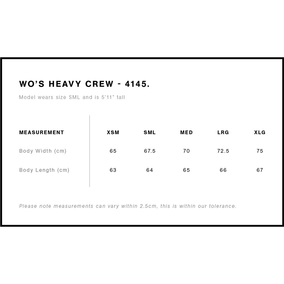 4145 AS Colour Wo's Heavy Crew Jumper