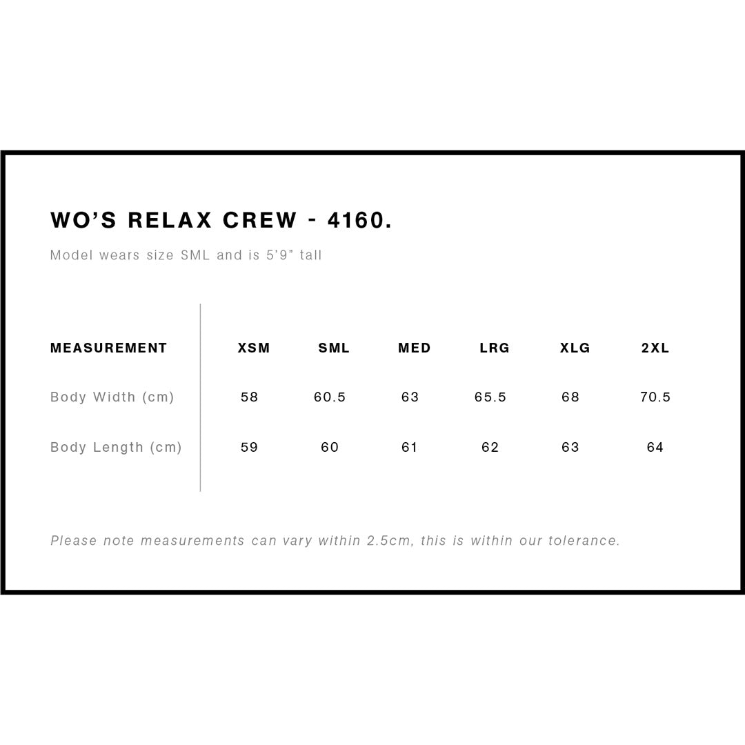 4160 AS Colour Wo's Relax Crew Jumper