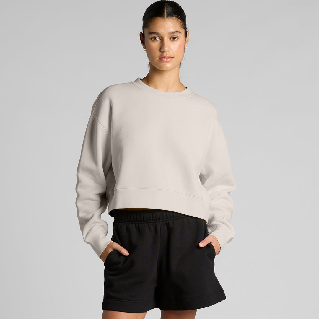 4169 Wo's Relax Crop Crew Jumper