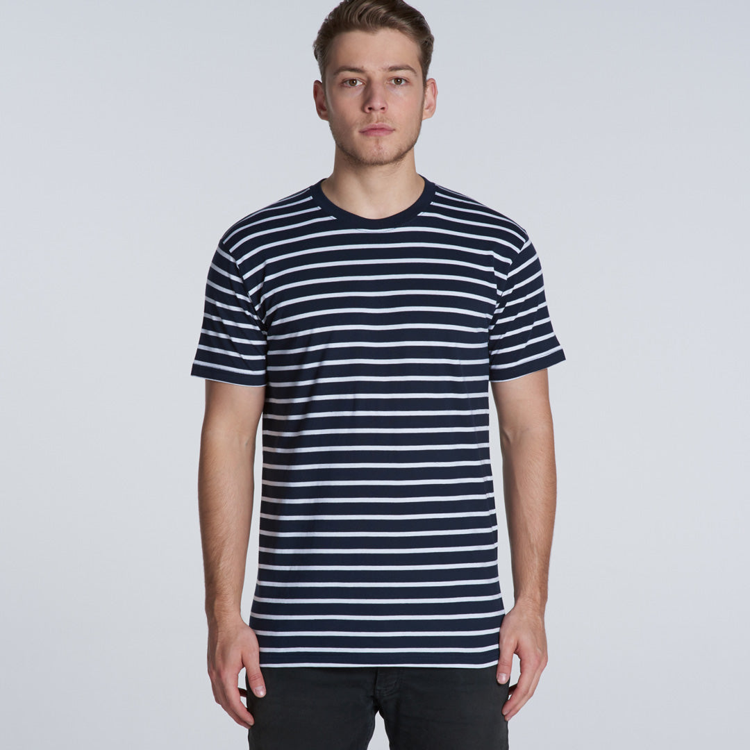 5028 AS Colour Staple Stripe Tee