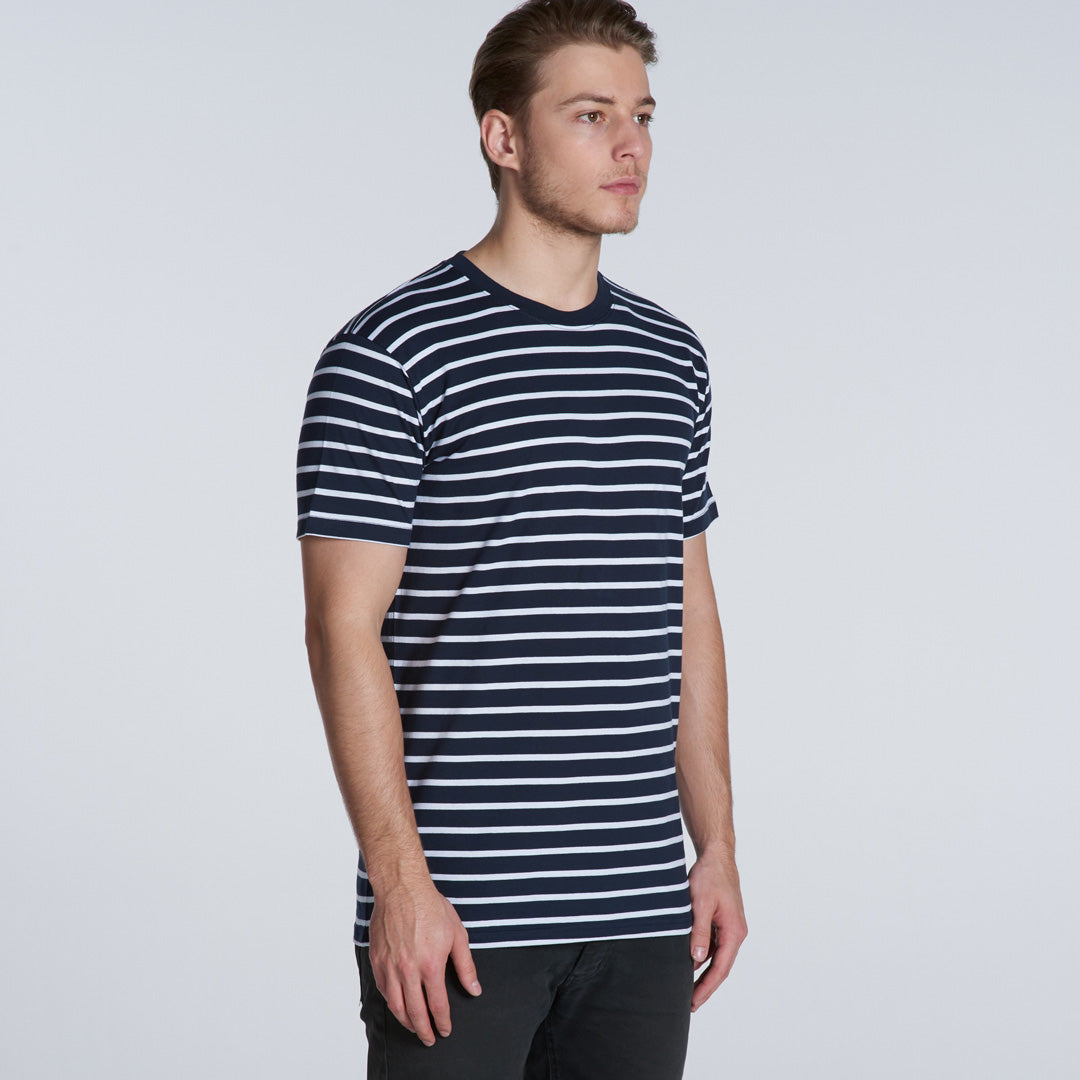 5028 AS Colour Staple Stripe Tee