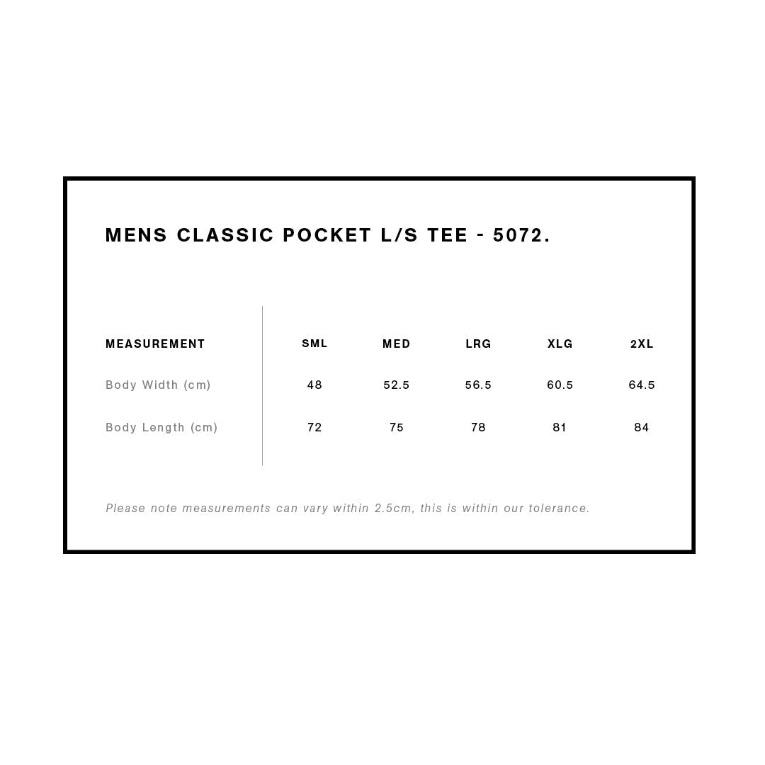 5072 AS Colour Classic Pocket Long Sleeve Tee