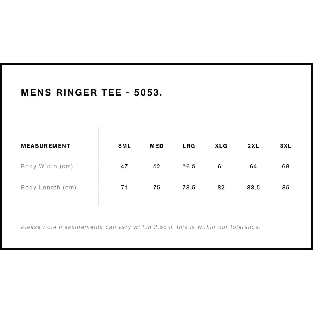 5053 AS Colour Staple Ringer Tee