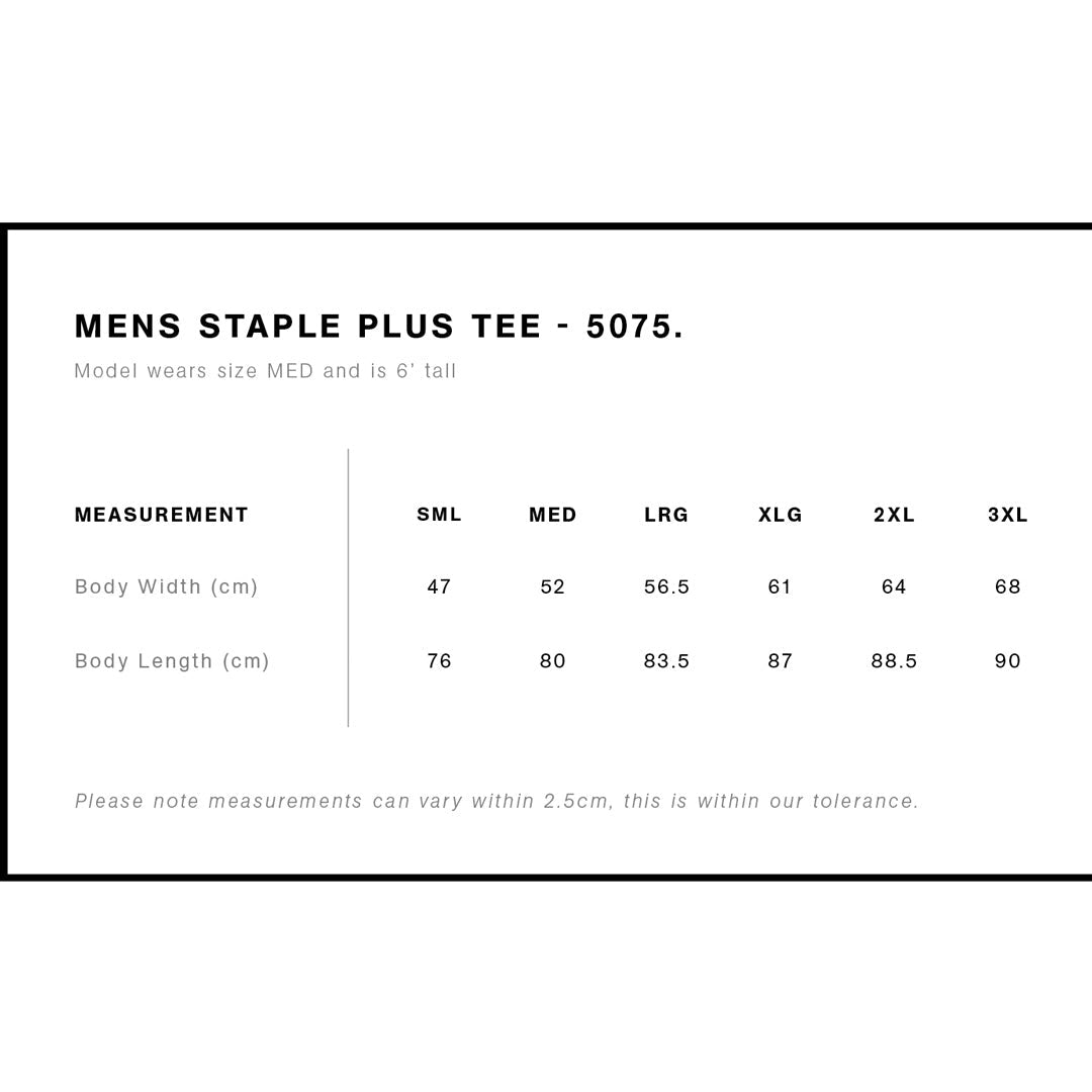 5075 AS Colour Staple Plus Tee