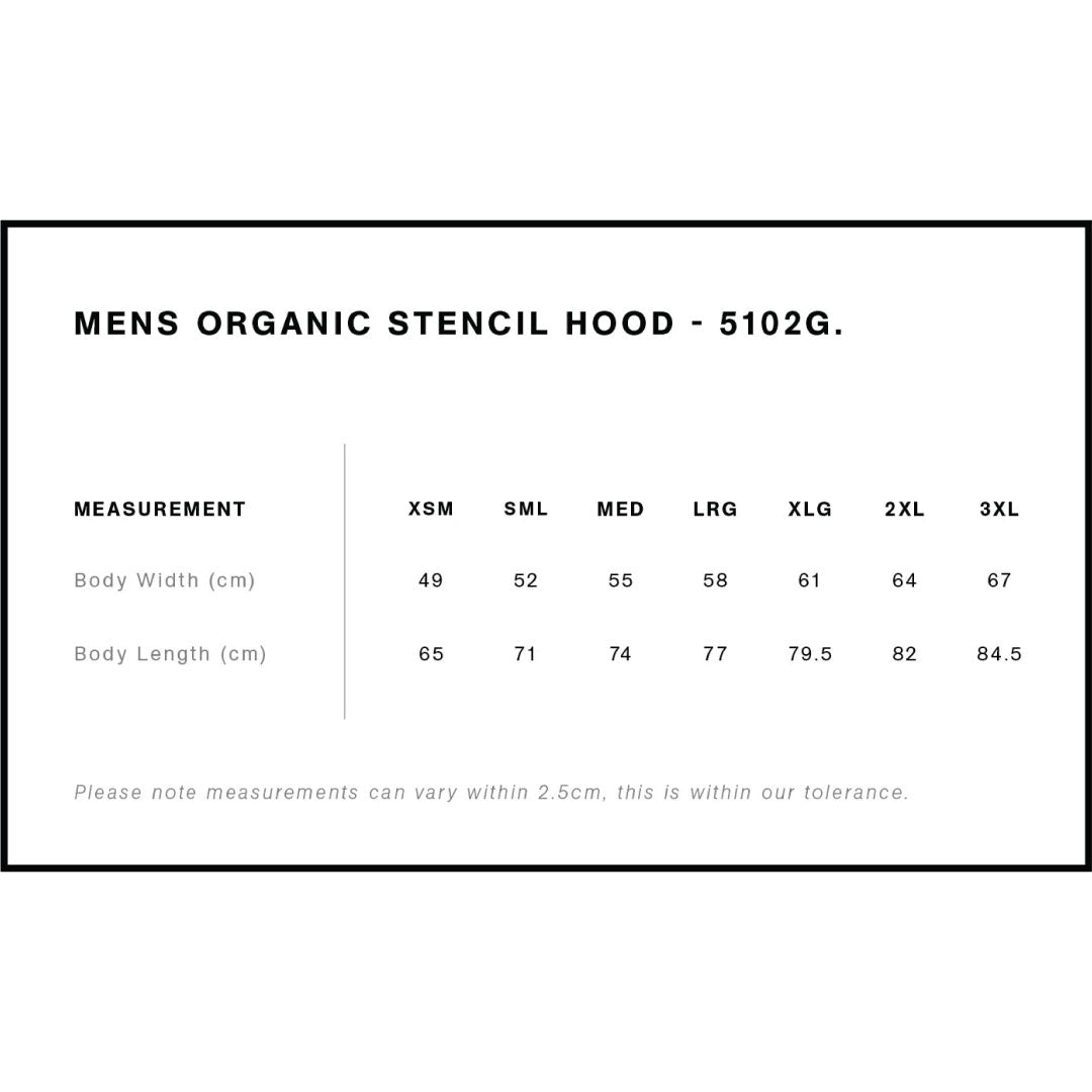 5102G AS Colour Organic Stencil Hood