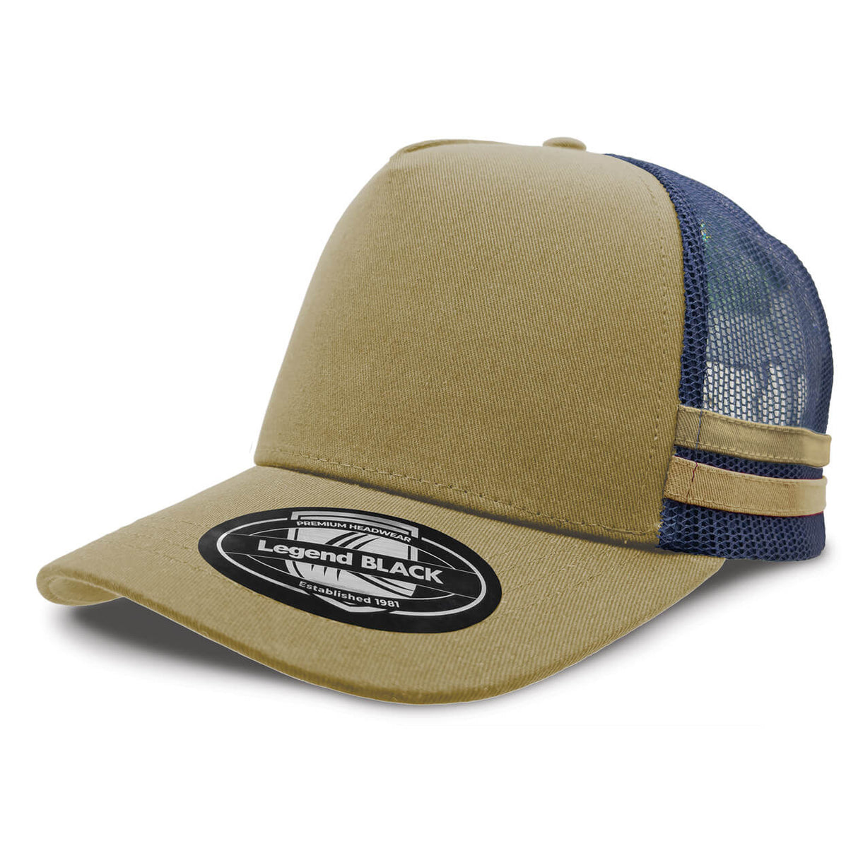 7050 Striped Trucker