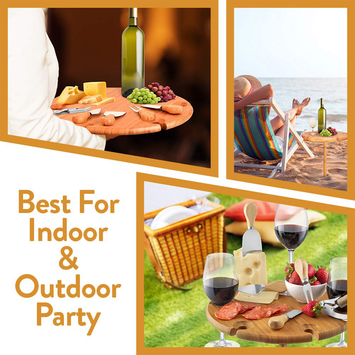 Bamzuki Outdoor Party Table - Engraved