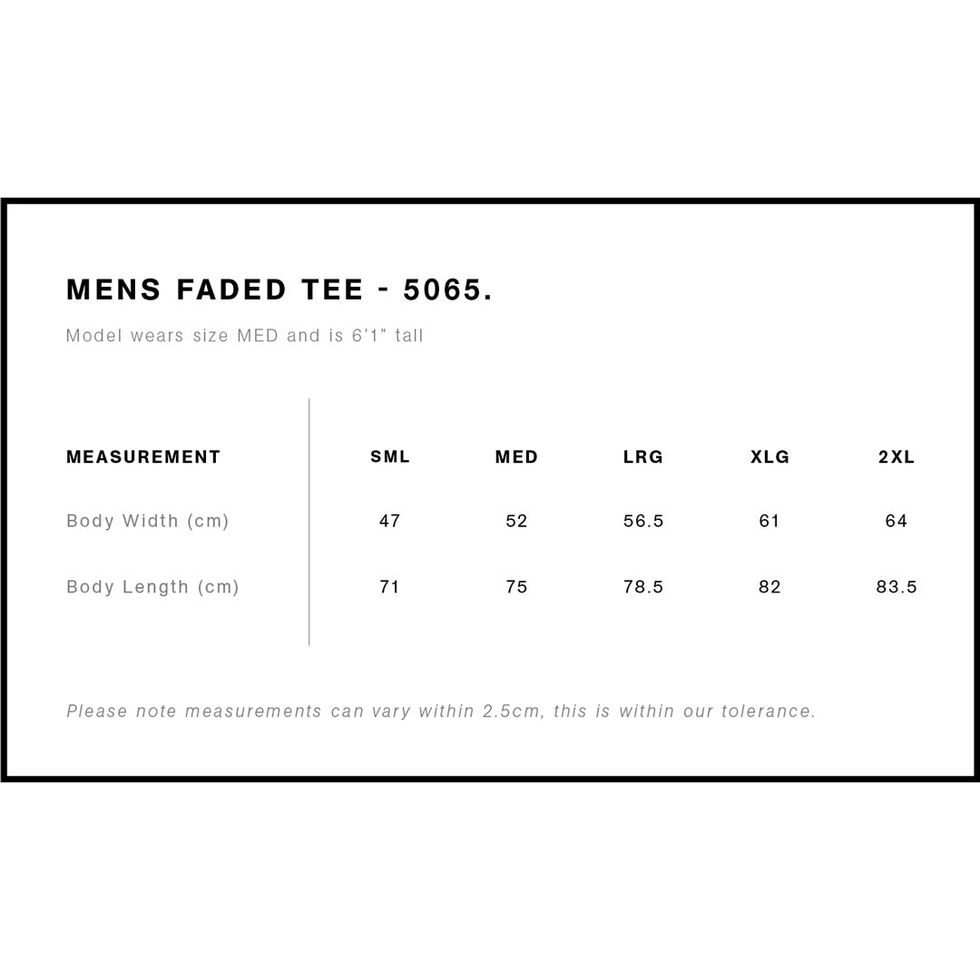 5065 AS Colour Staple Faded Tee