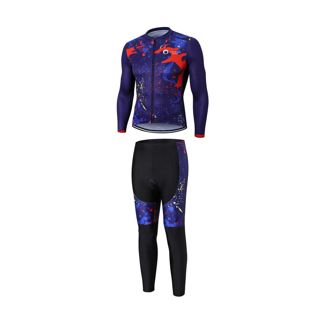Customised Sublimated Long Sleeve Cycling Jersey
