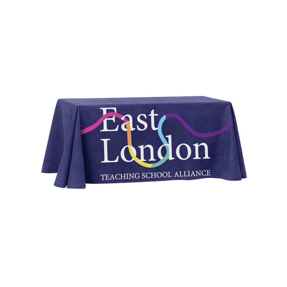 Custom 4-Sided Throw Table Cloth * 4ft
