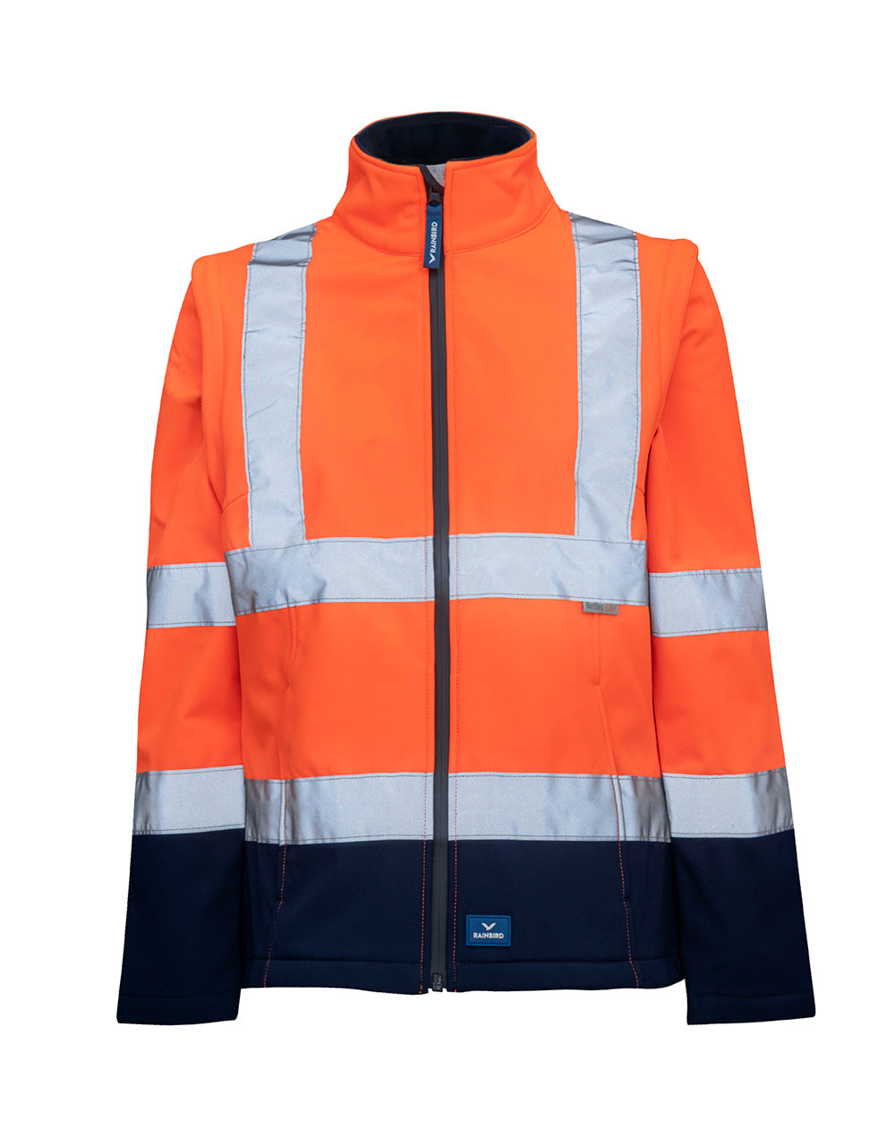 Rainbird Carroll Women's Softshell Jacket - Orange/Navy