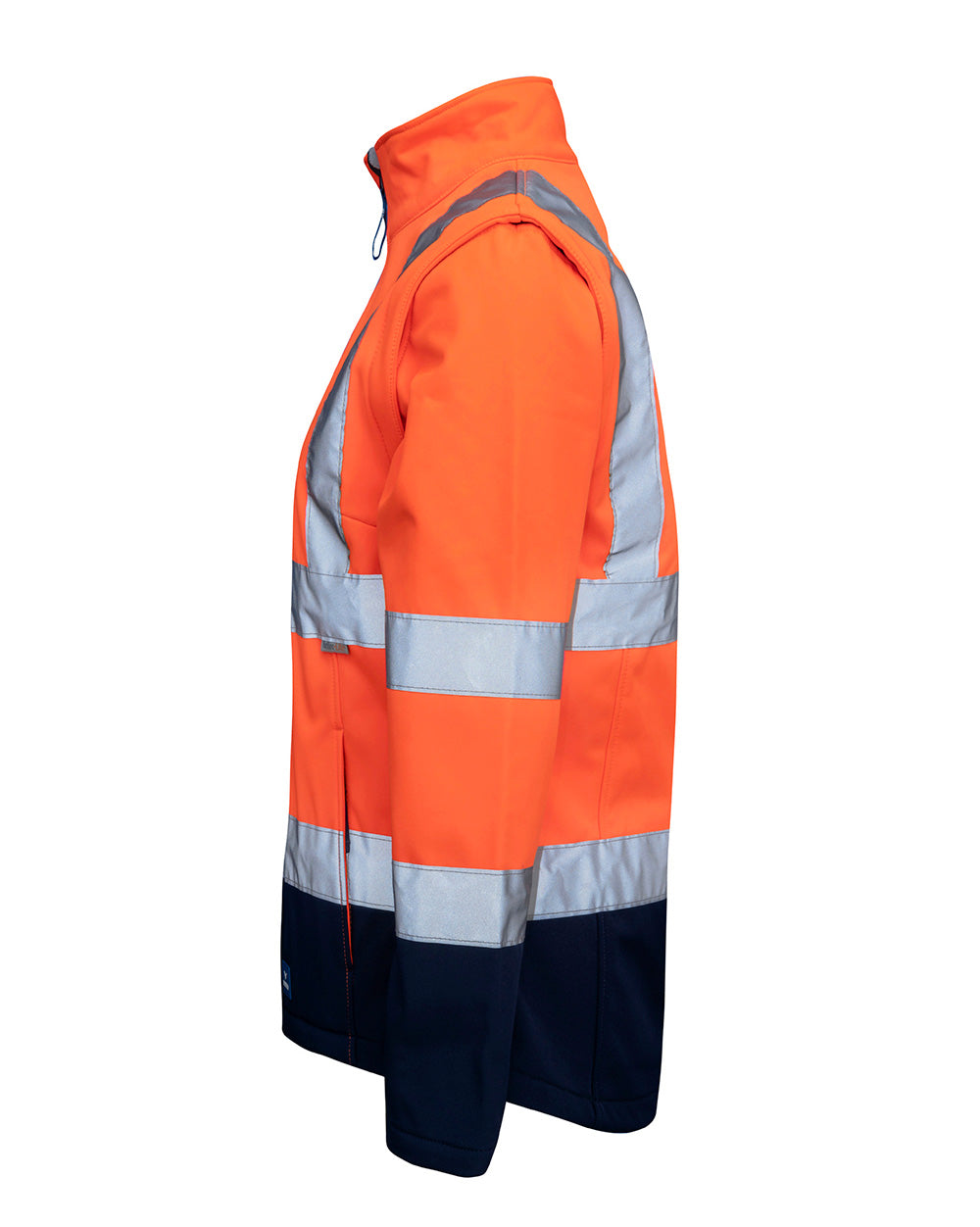 Rainbird Carroll Women's Softshell Jacket - Orange/Navy
