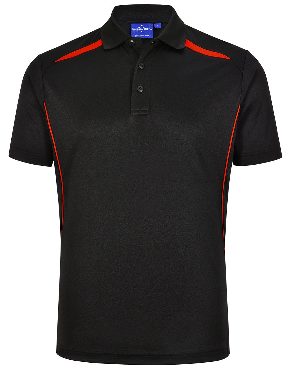 PS93 Mens Sustainable Contrast Polo - Dark Colours