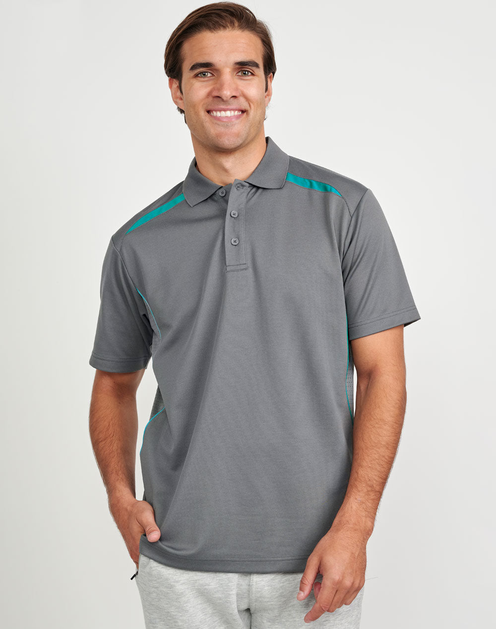 PS93 Mens Sustainable Contrast Polo - Mixed Colours
