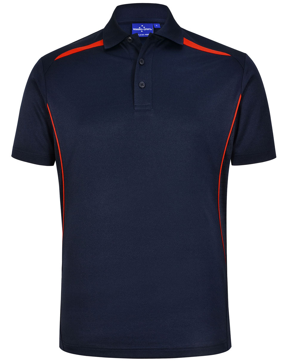 PS93 Mens Sustainable Contrast Polo - Dark Colours