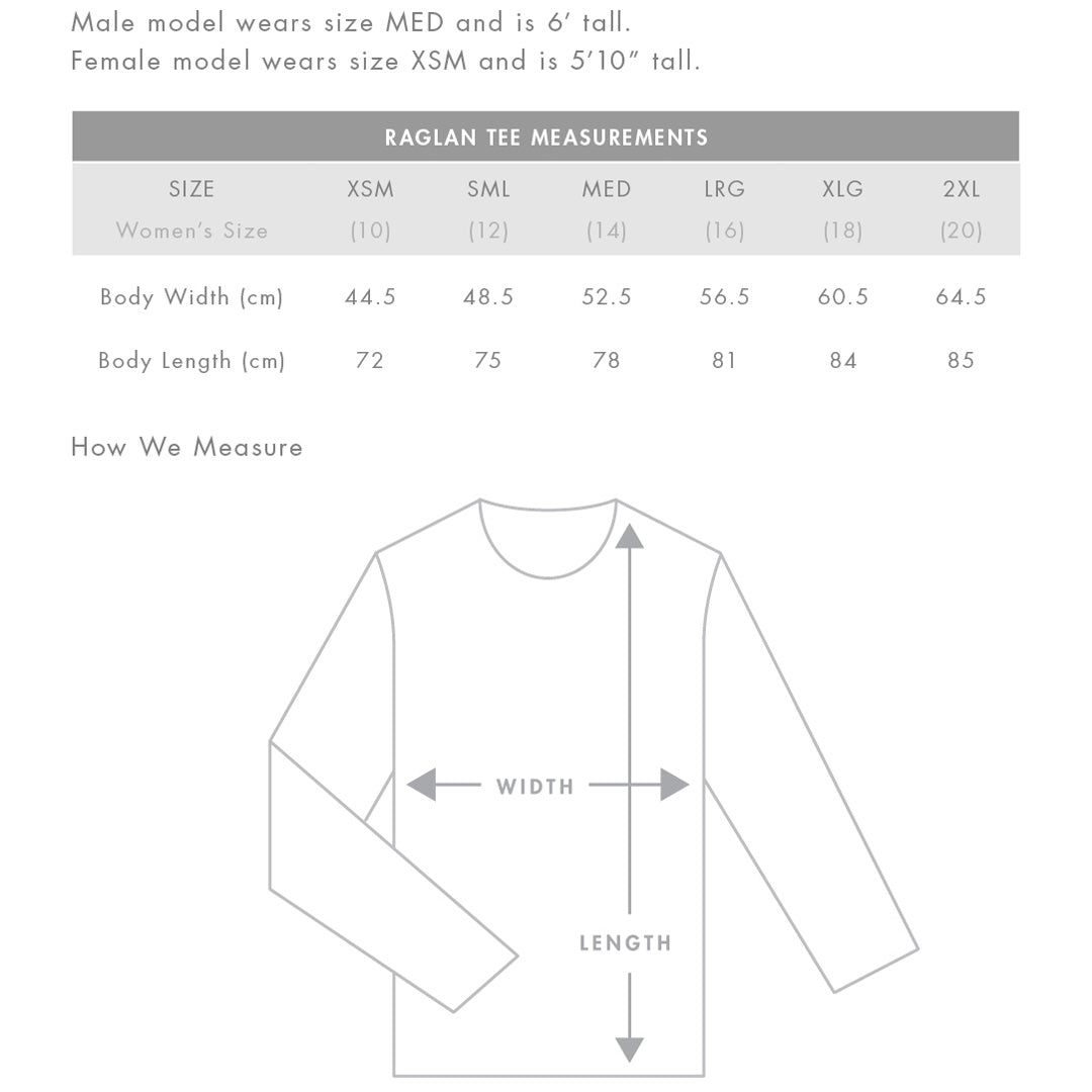 5012 AS Colour Raglan Tee