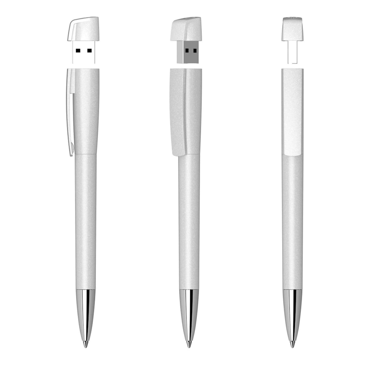 Klio® USB Pen 16GB Metallic Silver - Printed