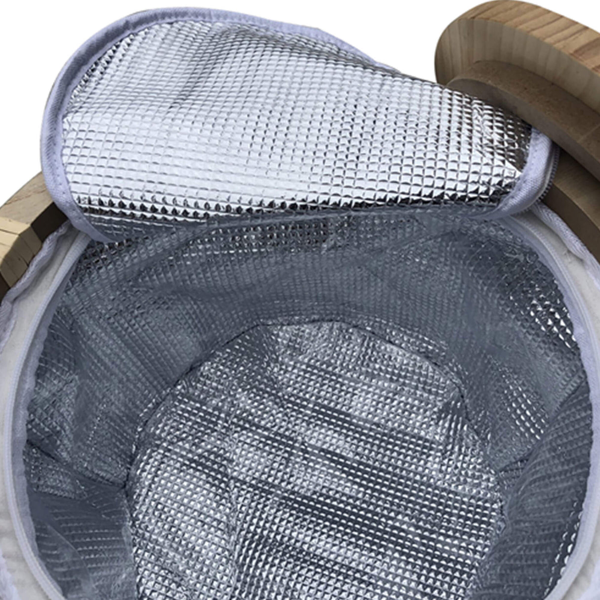 Wicker Picnic Cooler Basket Round - Engraved