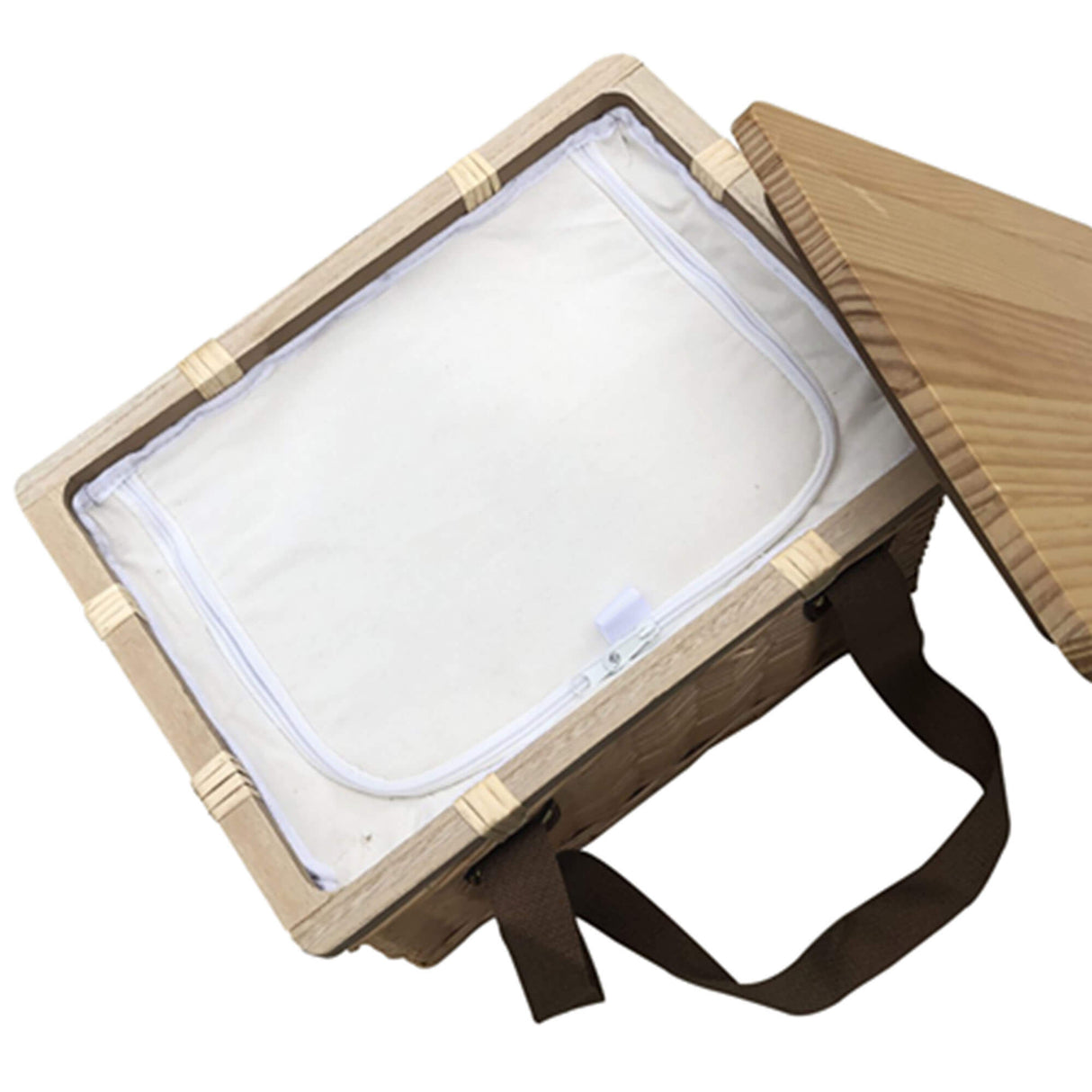 Wicker Picnic Cooler Basket - Engraved