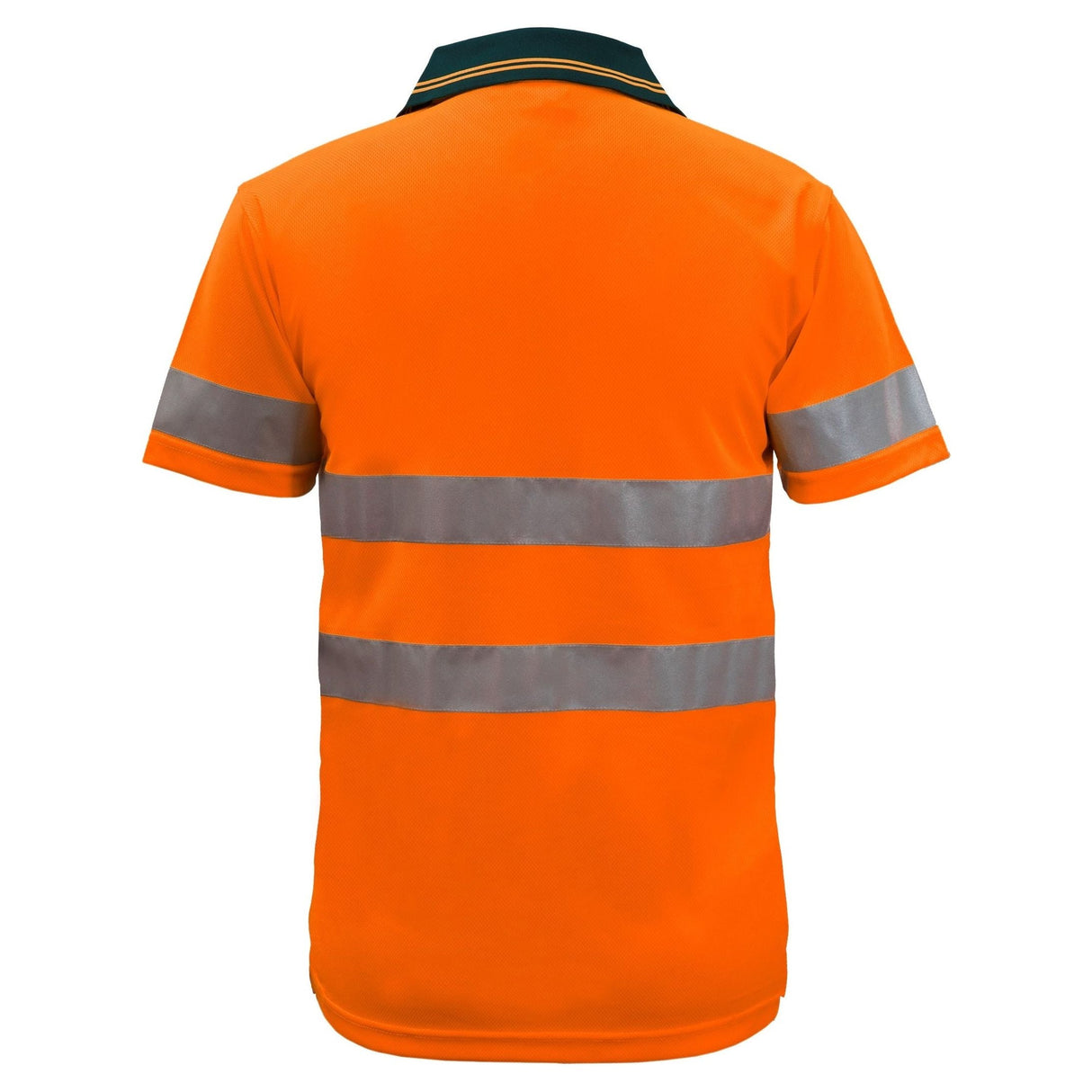 WSP410 Workcraft Hi Vis Two Tone Short Sleeve Micromesh Polo