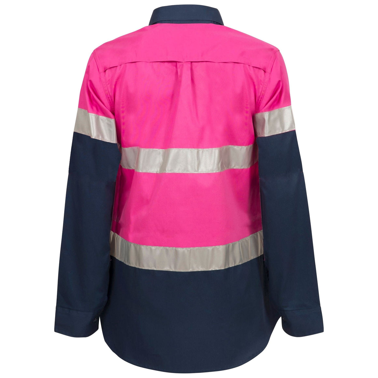 WSL503 - Workcraft Ladies Lightweight Hi Vis Long Sleeve Shirt