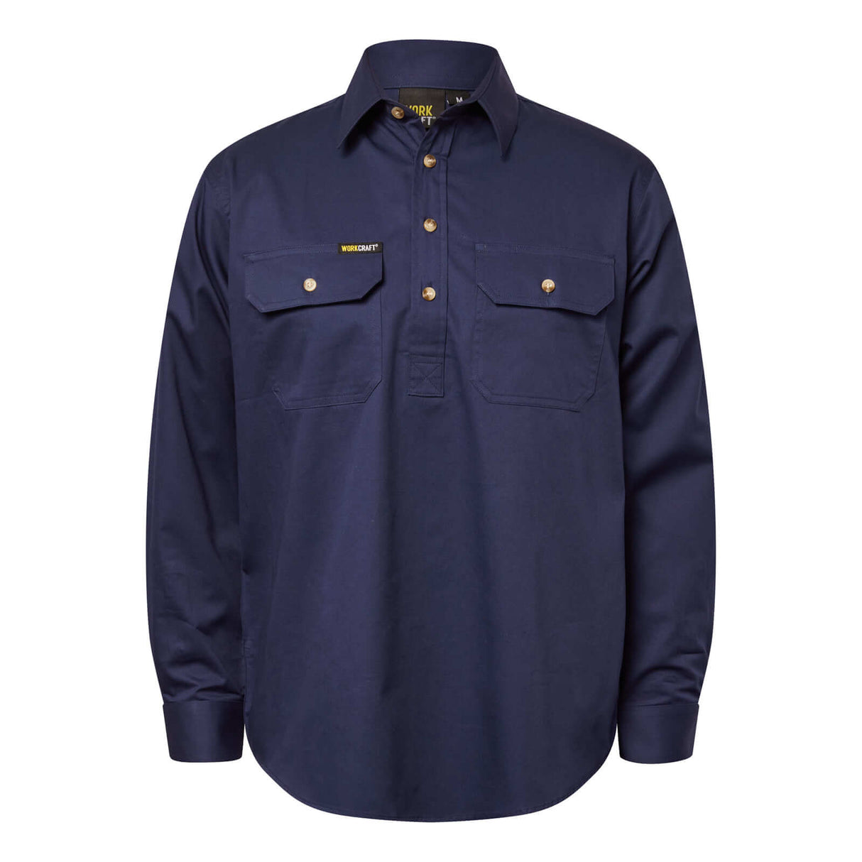 WS3029 Lightweight Closed Front Cotton Drill Shirt
