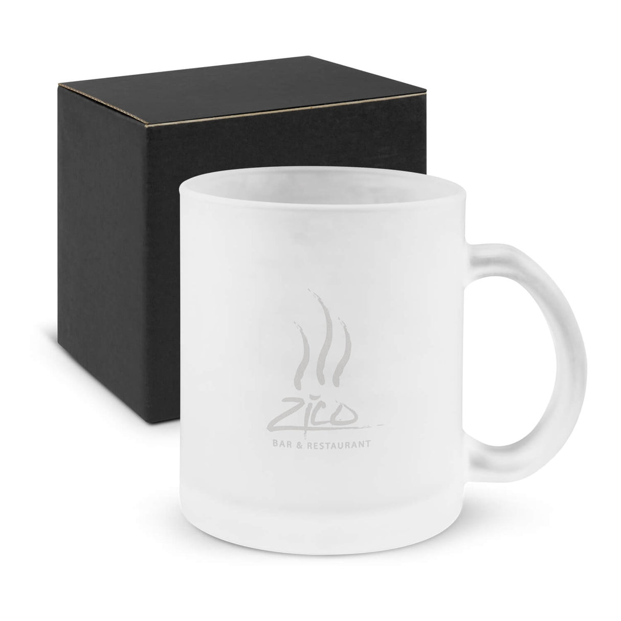 Venetian Glass Coffee 300ml - Etched
