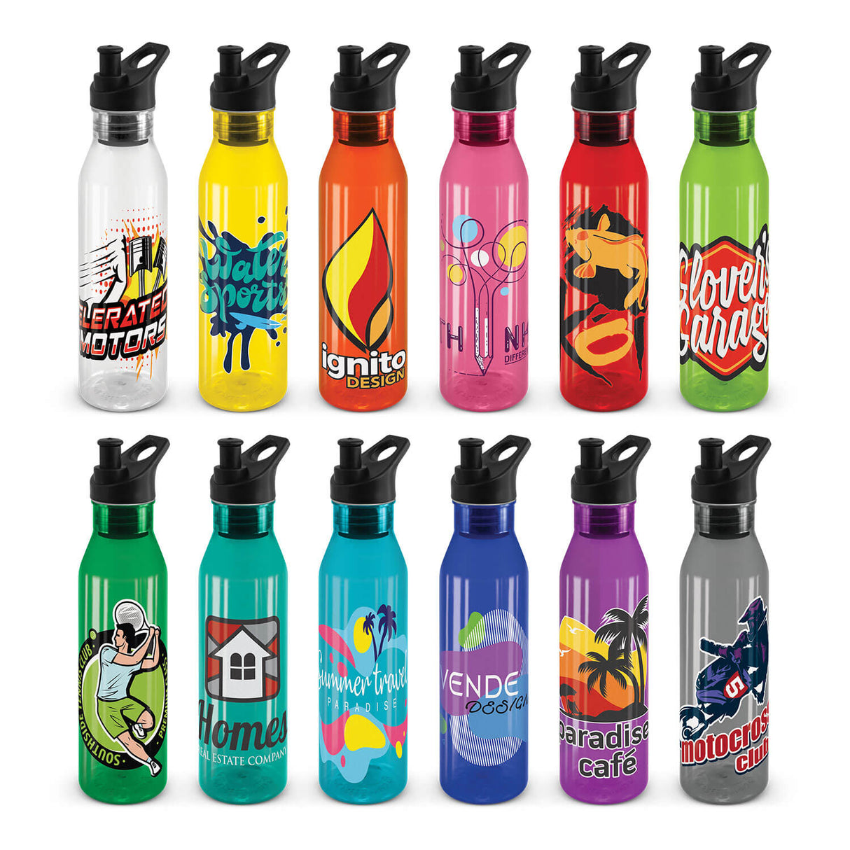 Tritan Translucent Bottle  750ml - Full Colour Printed