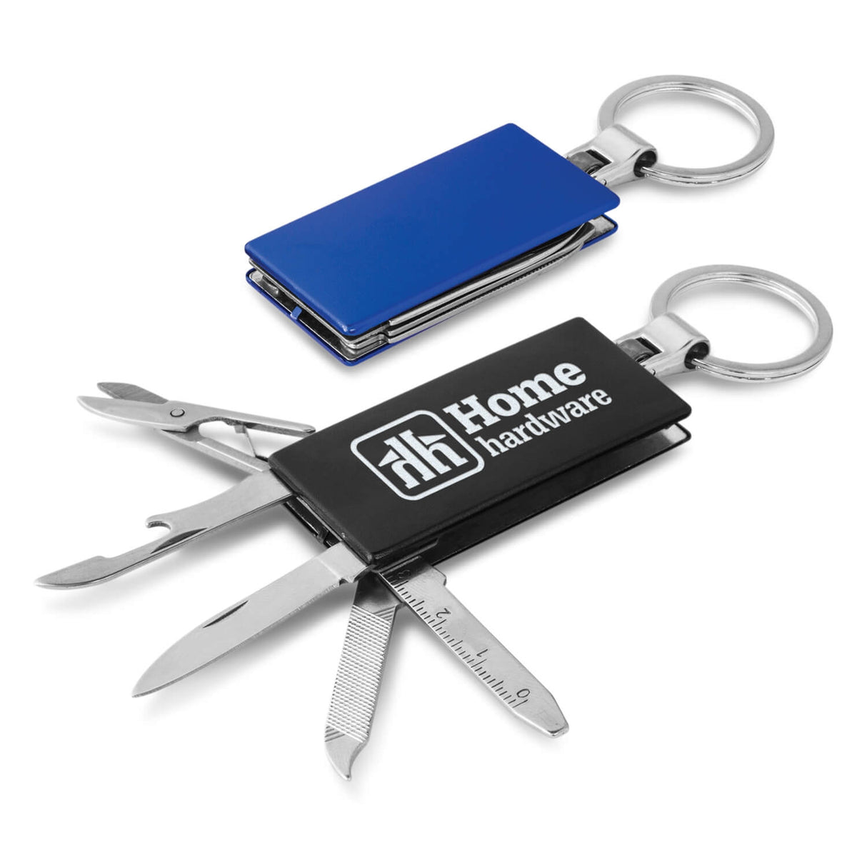 Multi-function Metal Key Ring - Engraved