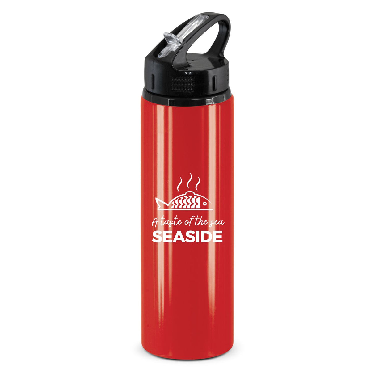 Aluminium Drink bottle w/ Valve Lid 750ml