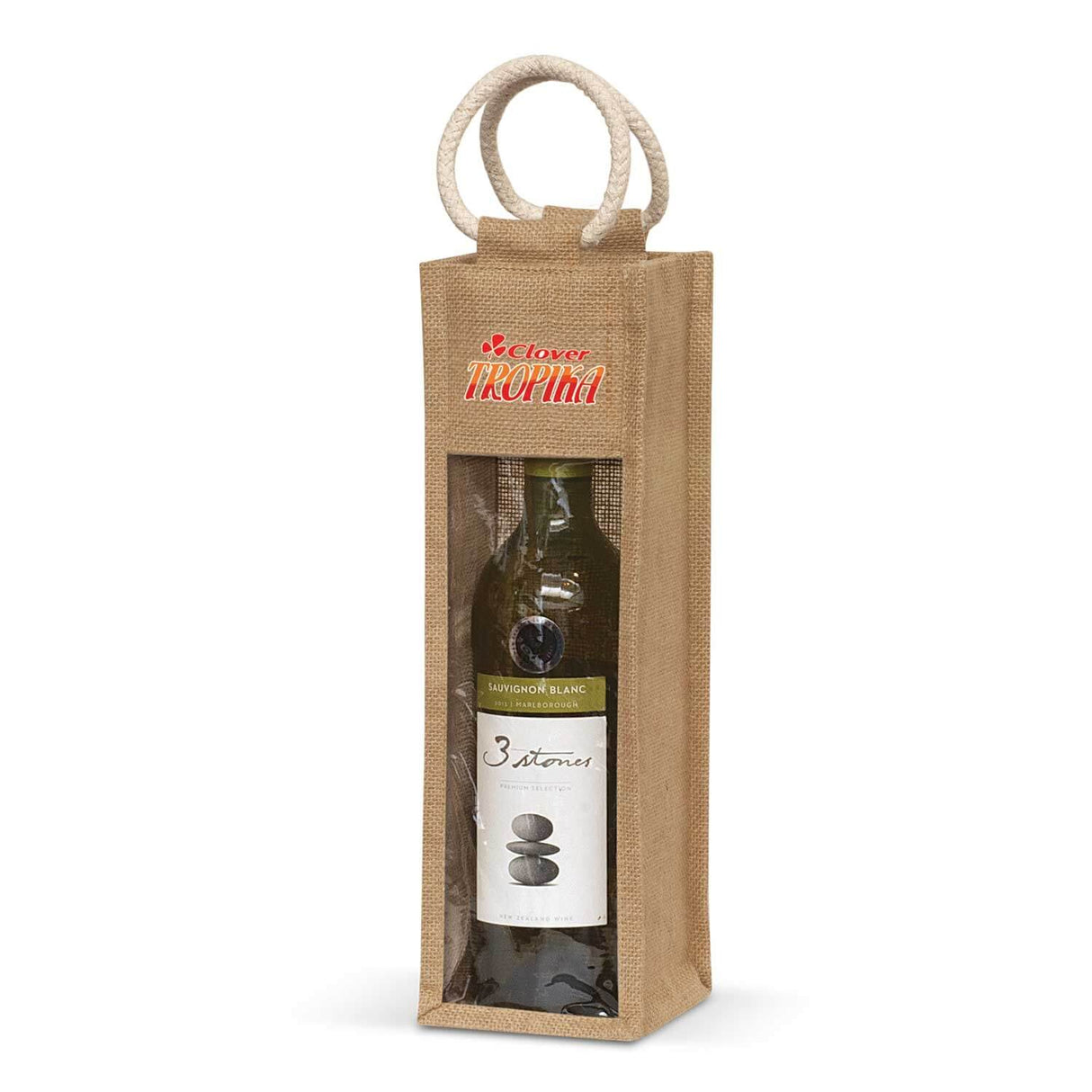 Jute Wine Carrier - Full Colour