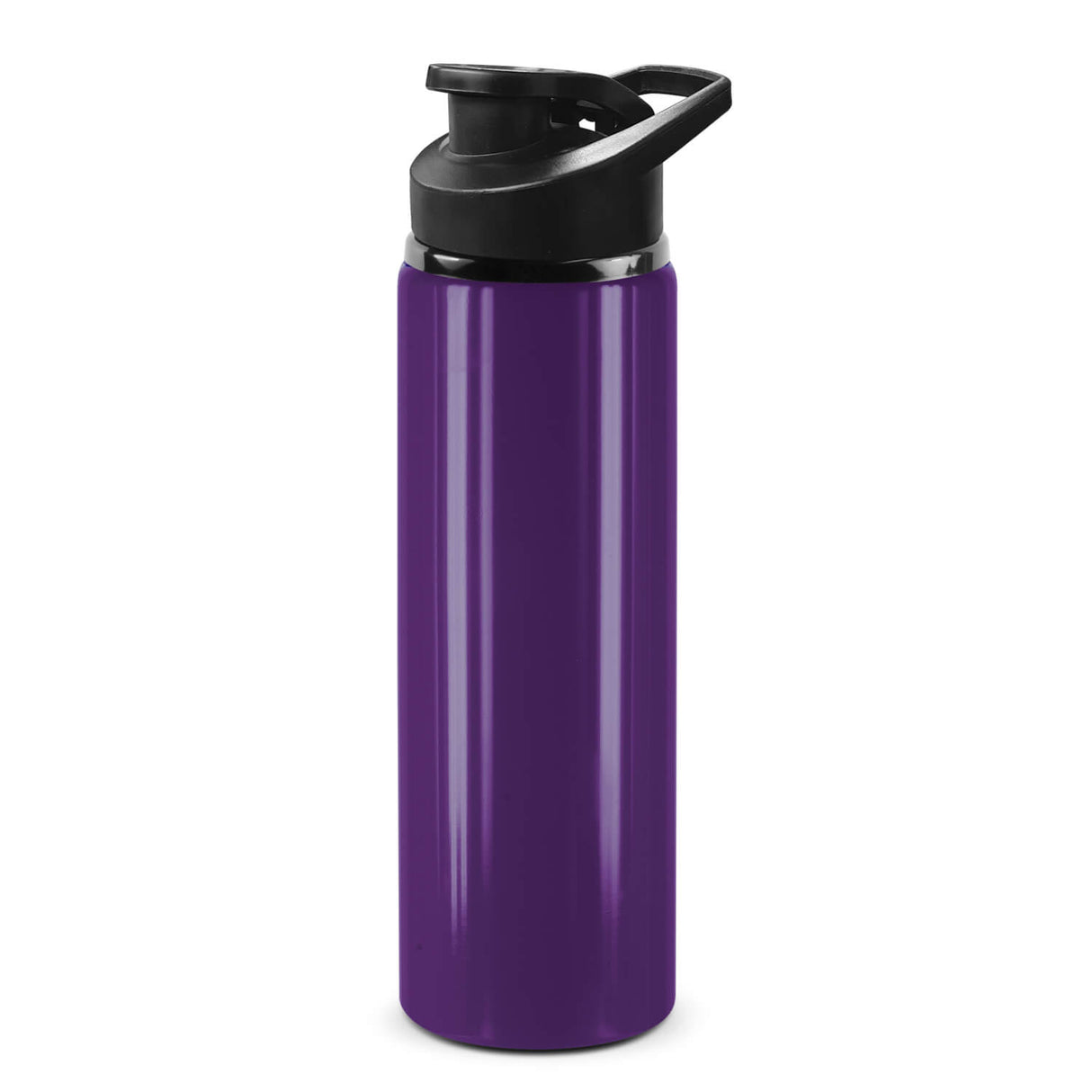 Vibrant Aluminium Drink Bottle w/ Flip Top Lid 750ml