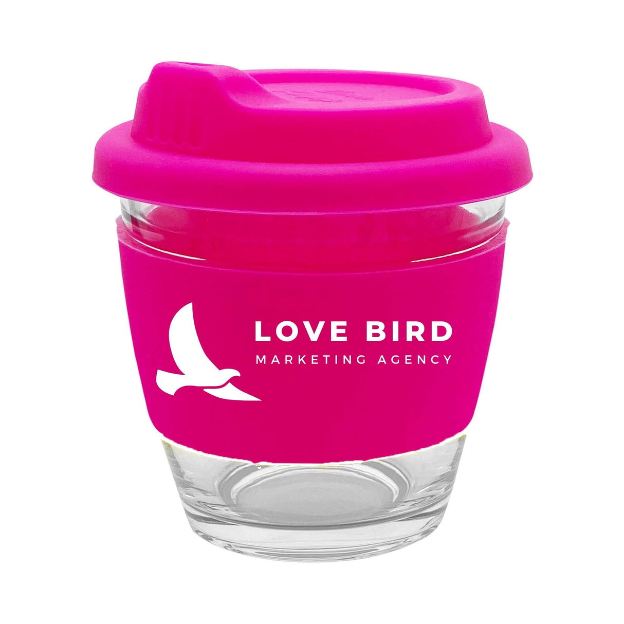 Ecco Glass Coffee Cup 250ml - Printed