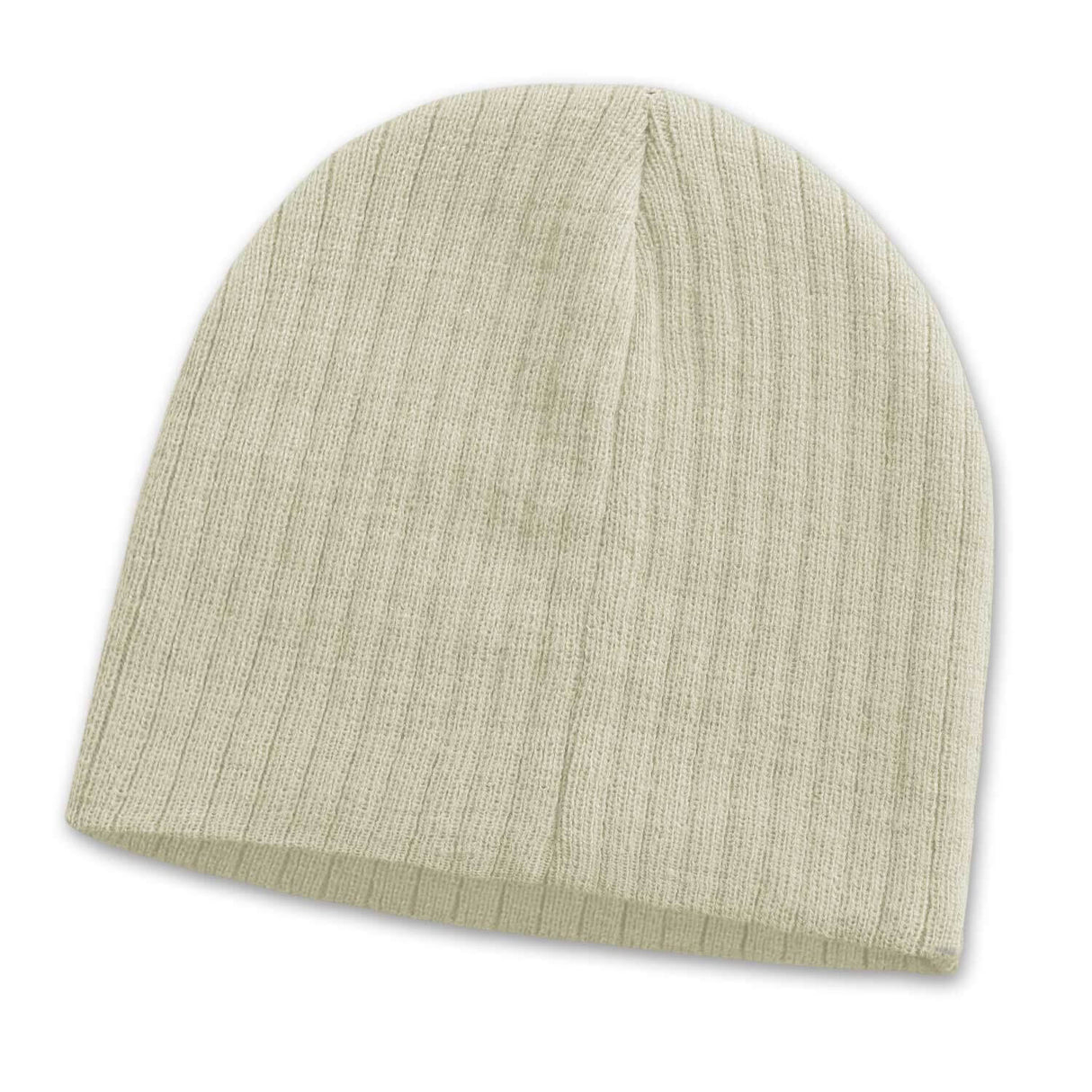 Cable Knit Beanie - Embroidered