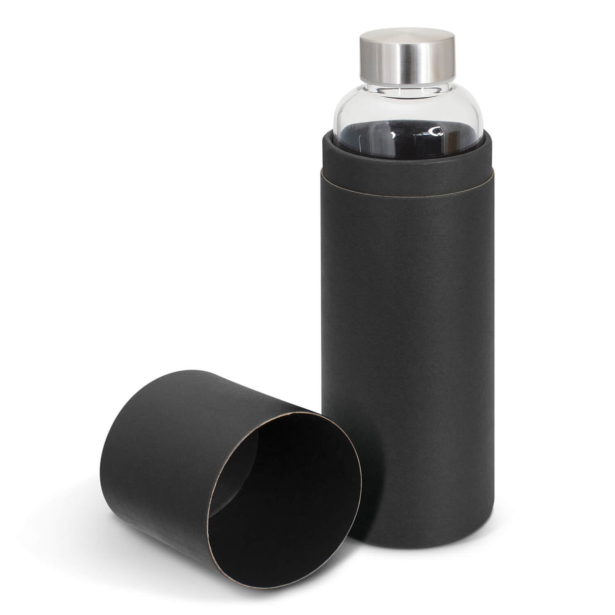 Mercury Glass Drink Bottle 600ml - Imitation Etched
