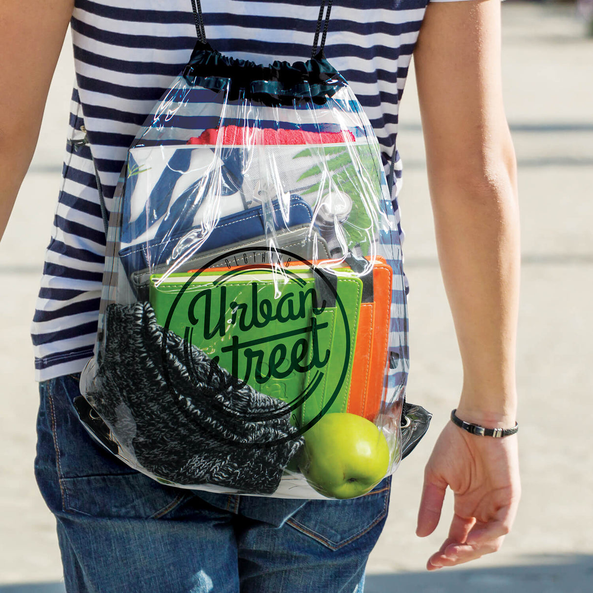 Clarity Drawstring Backpack - Printed
